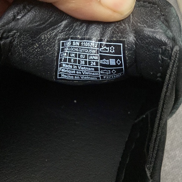 Ugg leather slip on